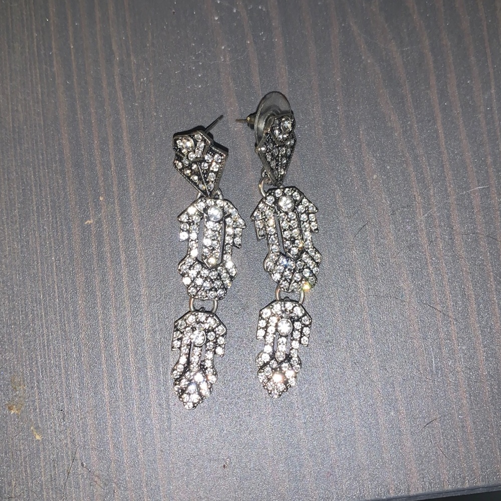 dangly earrings